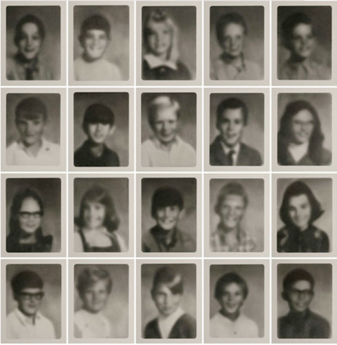 amazing pencil drawings, blurred yearbook photo drawings, Chiappe, VoltaNY