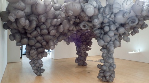 contemporary art installations, balloons, fabric sculpture, Lee Boroson