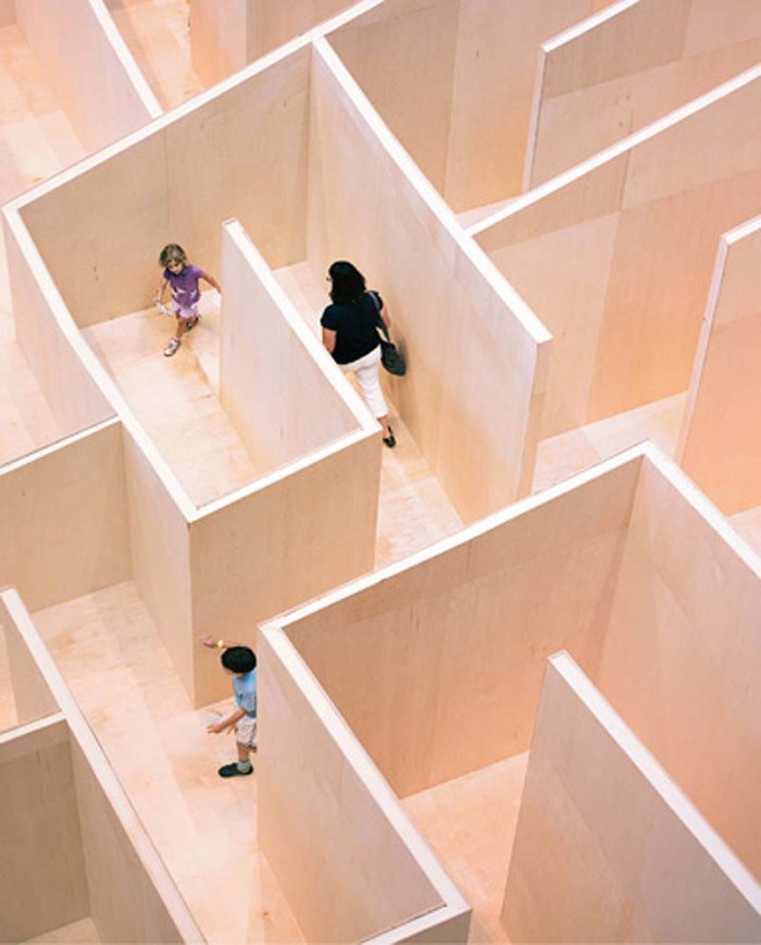 Big Maze, Bjarke Ingels Group, BIG, in National Building Museum, WAshington DC, Labyrinth, cool art installation
